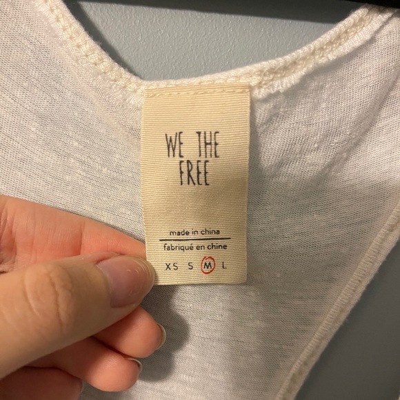 Free people white tank top - Picture 4 of 4